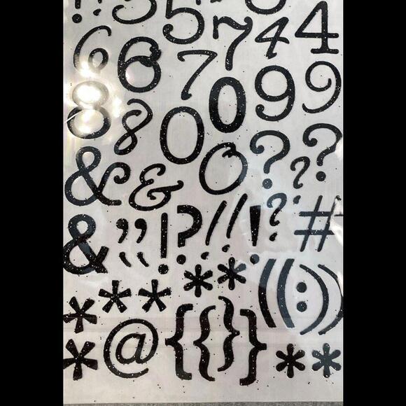 Reflections Glitter Stickers Alphabets/ Letters 228 Pc - Picture 3 of 3